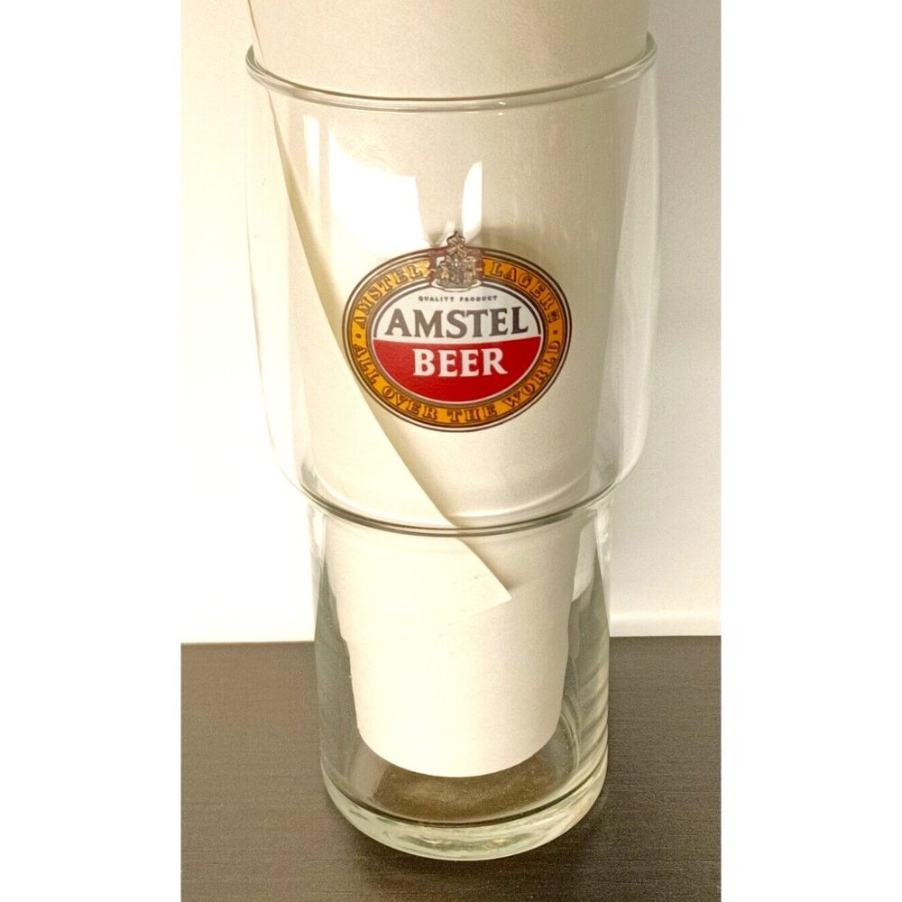 Amstel Beer Vintage Glass Holland